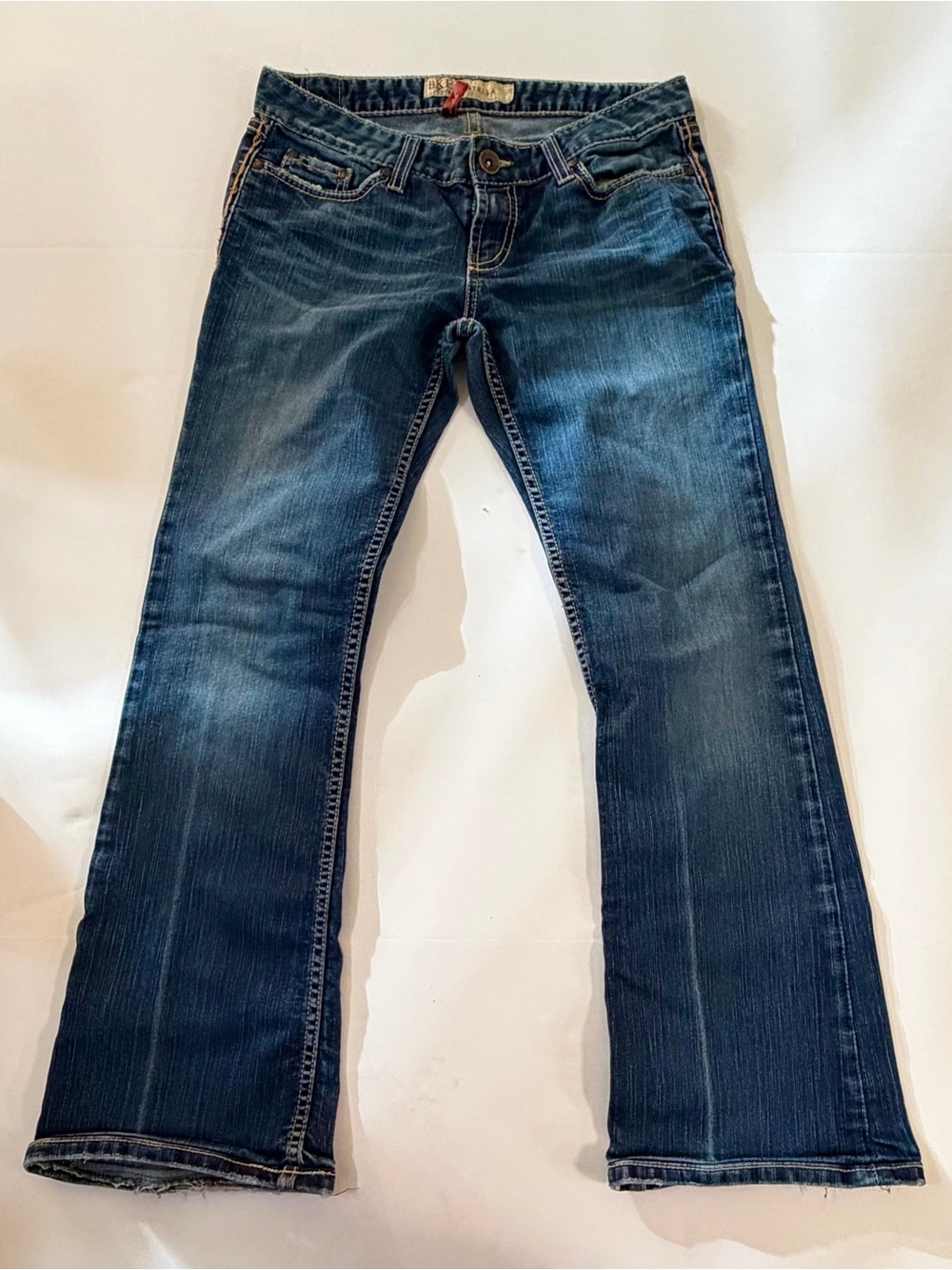 BKE by Buckle Women's Dark Blue Flare Jeans